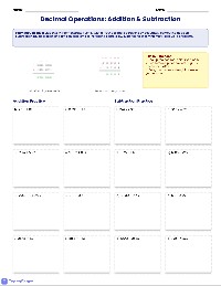 Decimal Operations Review