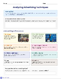 Advertising Techniques Workbook