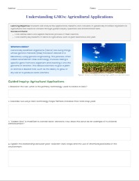 GMOs in Agriculture and Medicine