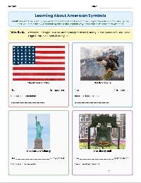 American Symbols Coloring Page