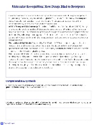 Molecular Drug Research Project
