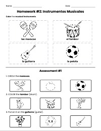 Homework #2: Instrumentos Musicales