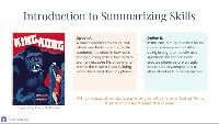 Introduction to Summarizing