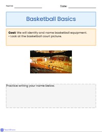 Basketball Basics: Adapted Reader and Activities