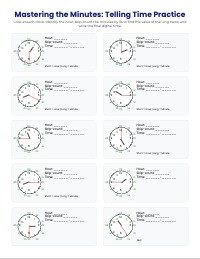 Mastering Time: Five Minute Increments