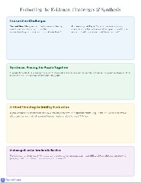 Quick Check: Text vs. Archaeology