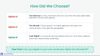 Intro to Main Idea & Goldilocks Technique