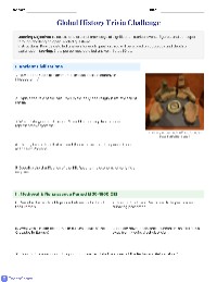 History Challenge: Minds Through Time