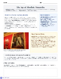 Absolute Rulers Assessment