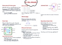 Cell Biology Overview