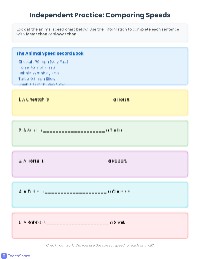 Understanding Speed Comparisons