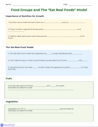 Healthy Eating and Nutrition for Teens