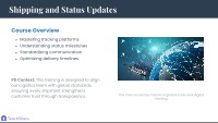 Mastering Logistics Communication and Status Updates