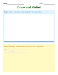 Drawing and Writing My Sentence