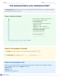 Reviewing Components of a Coordinate Grid