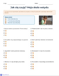 Jak bardzo się wstydzę? – Karta emocji