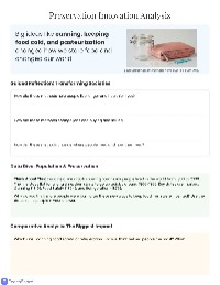 Food Preservation Through History