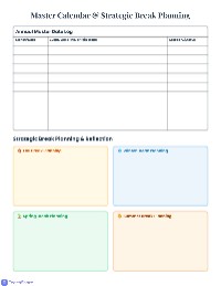 Teacher Calendar Planner