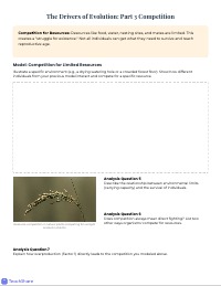 Modeling the Four Factors of Evolution