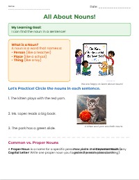 Exploring Nouns: People, Places, and Things