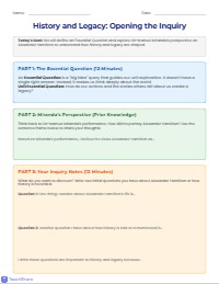 Exploring Essential Questions