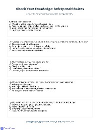 Resisting Peer Pressure Assessment