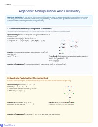 IB MYP Comprehensive Mathematics Review Worksheet