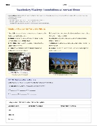Ancient Rome Vocabulary Practice