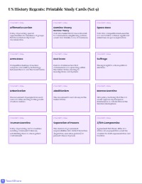 U.S. History Concept Card Mastery Set