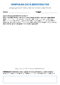 Himpunan Data Berstruktur