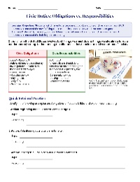 Civic Impact Reflection