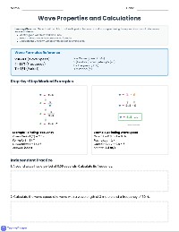 Wave Properties Calculations