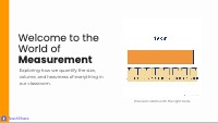 Choosing the Right Units of Measurement