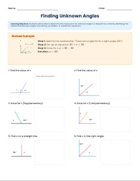 Mastering Unknown Angles: Addition and Subtraction