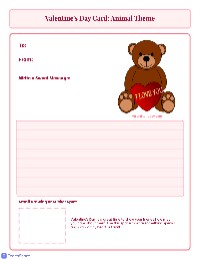 Valentine's Day Card Template