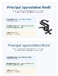 Celebrating Principal Fitzpatrick