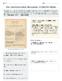 Analyzing Primary Sources
