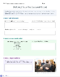 LinkedIn Personal Brand Worksheet