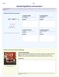 Metric System Conversion Mastery
