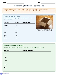 Suffix Superstars: -es, -ed, and -ing