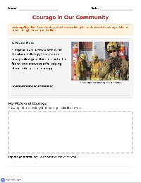Courage Reading Comprehension
