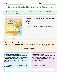 Southern Colonies