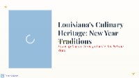 Social Studies: Louisiana Culture & Food Traditions