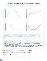 Graph-Scenario Matching Practice