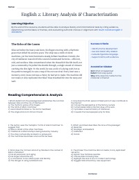 South Carolina English 2 EOC Practice