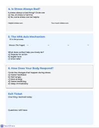 Understanding Stress and the Body's Response