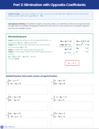 Mastering Systems of Equations: Substitution and Elimination