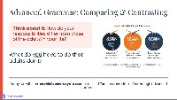 Advanced Grammar: Comparing and Contrasting