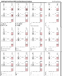 Adding and Subtracting Fractions
