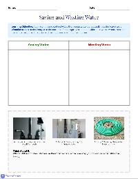 Water Saving Sorting